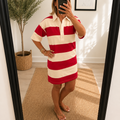 The Stripe Polo Dress