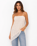Lace Asymmetrical Top