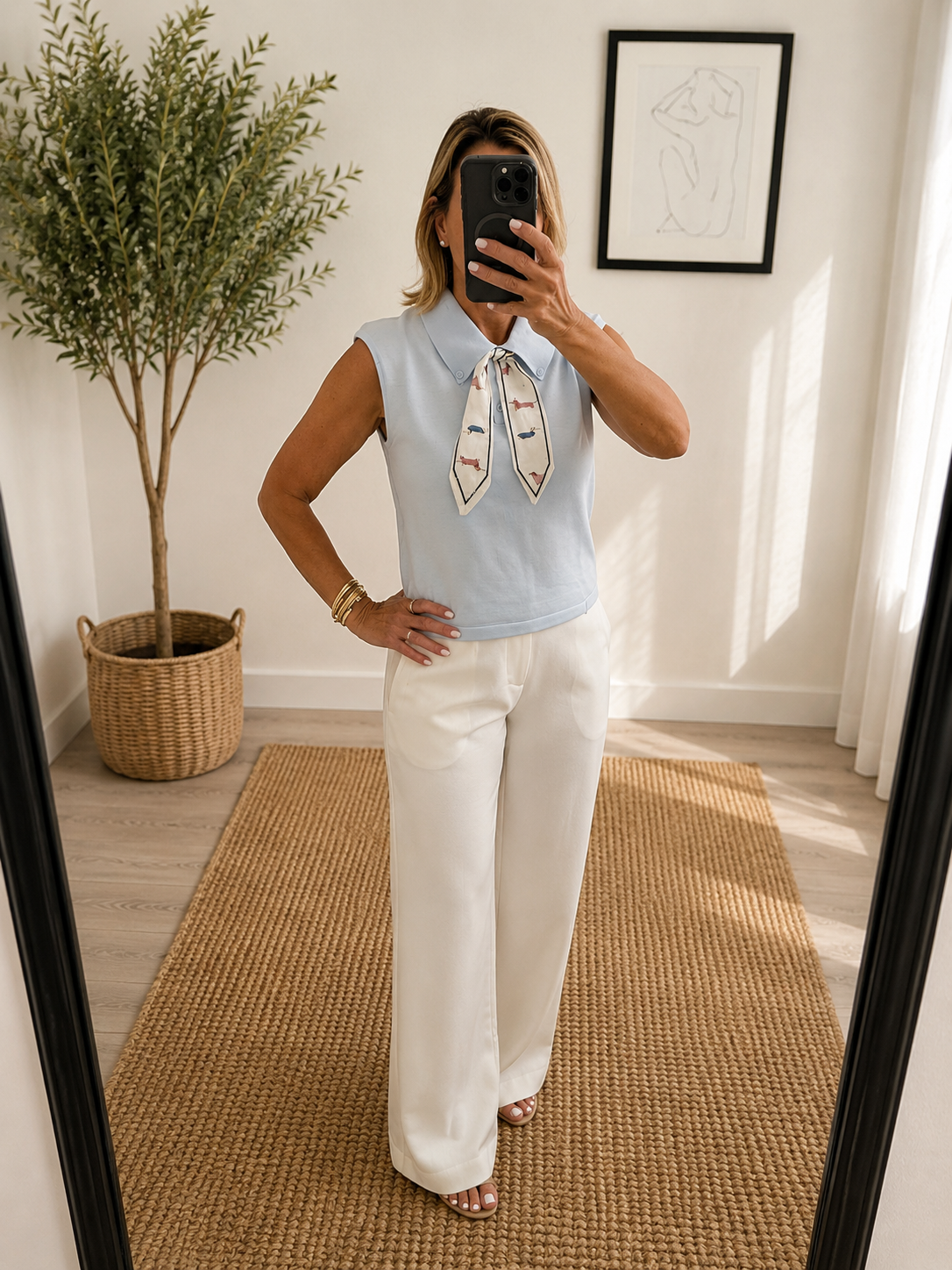The Scarf Knit Top