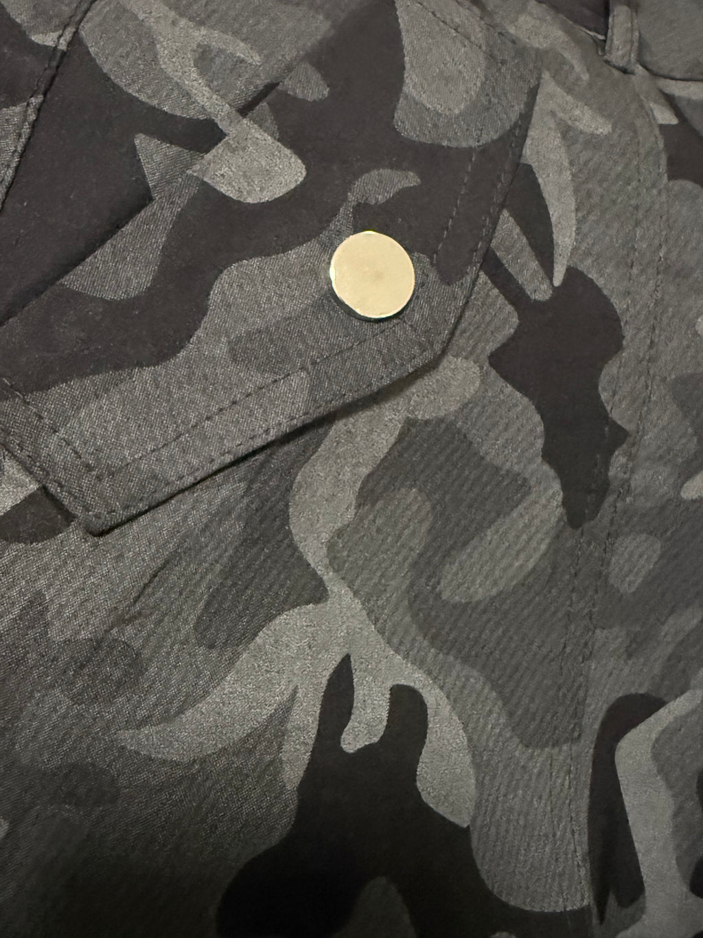 Black Camo Cargo Pants
