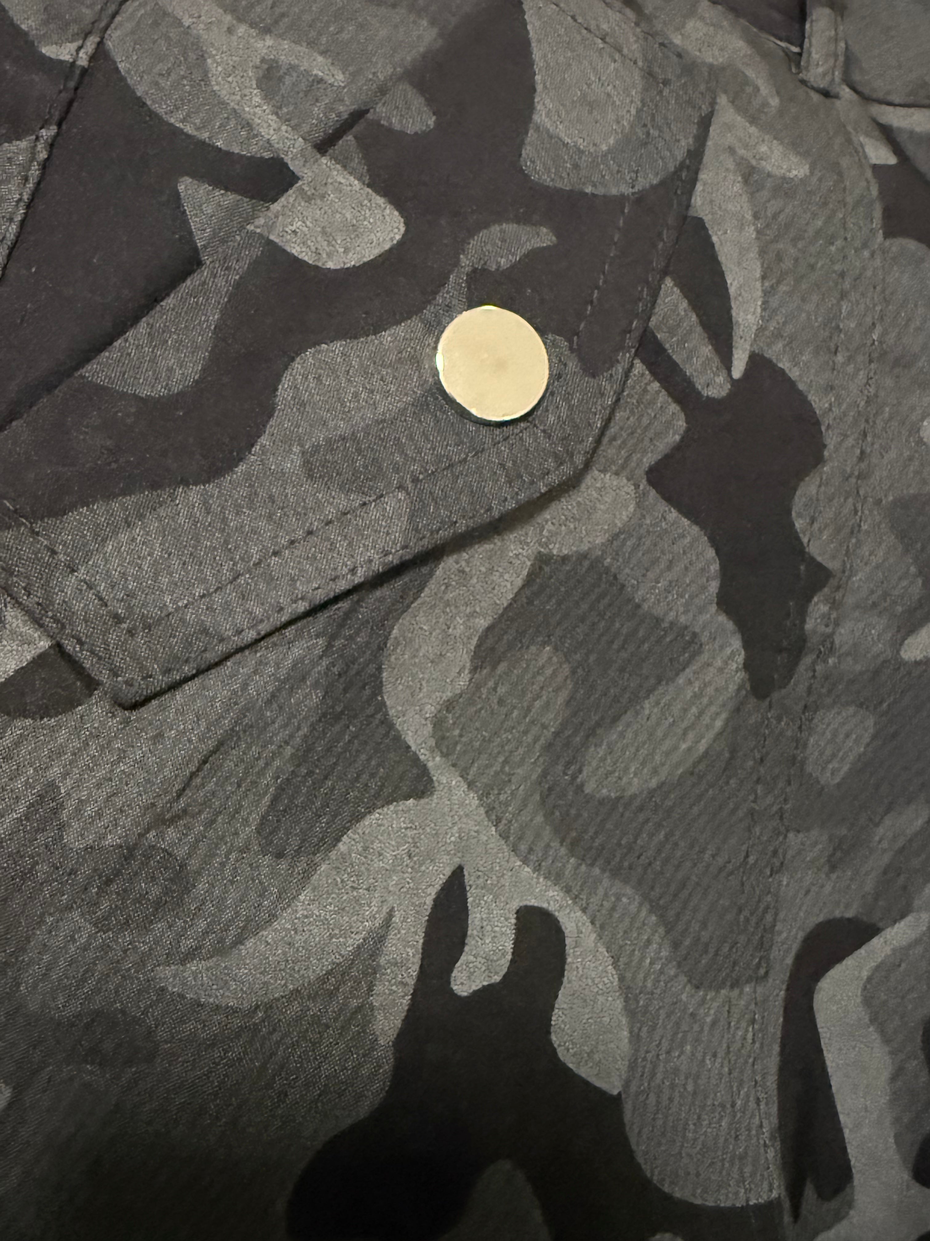 Black Camo Cargo Pants