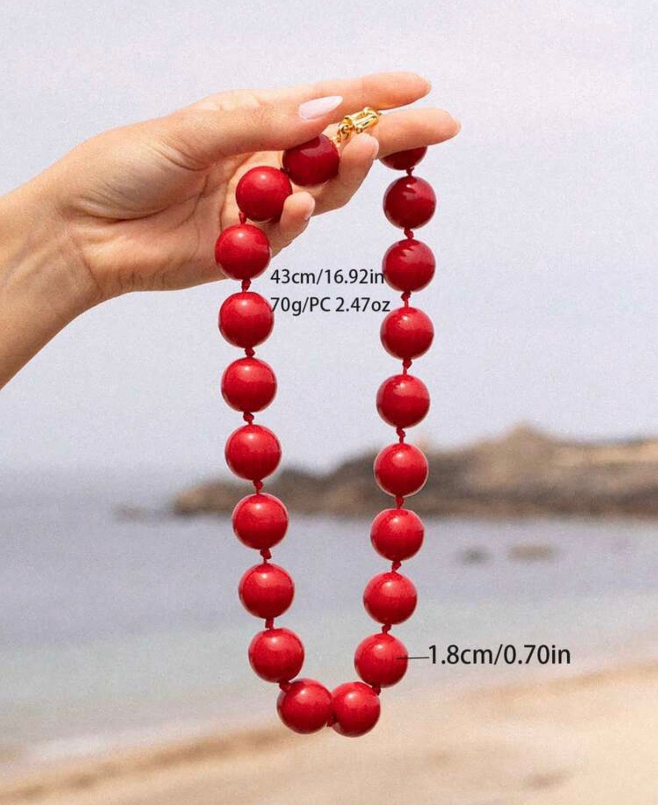 STATEMENT BEAD NECKLACE