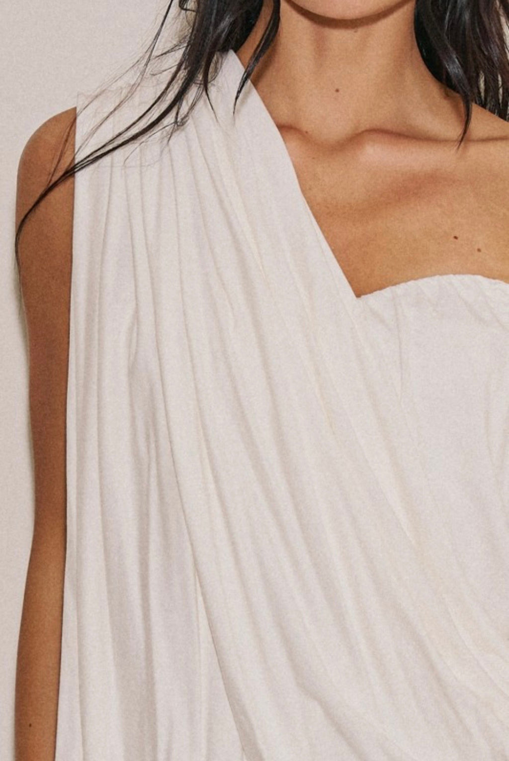 Knit Draped Scarf Top