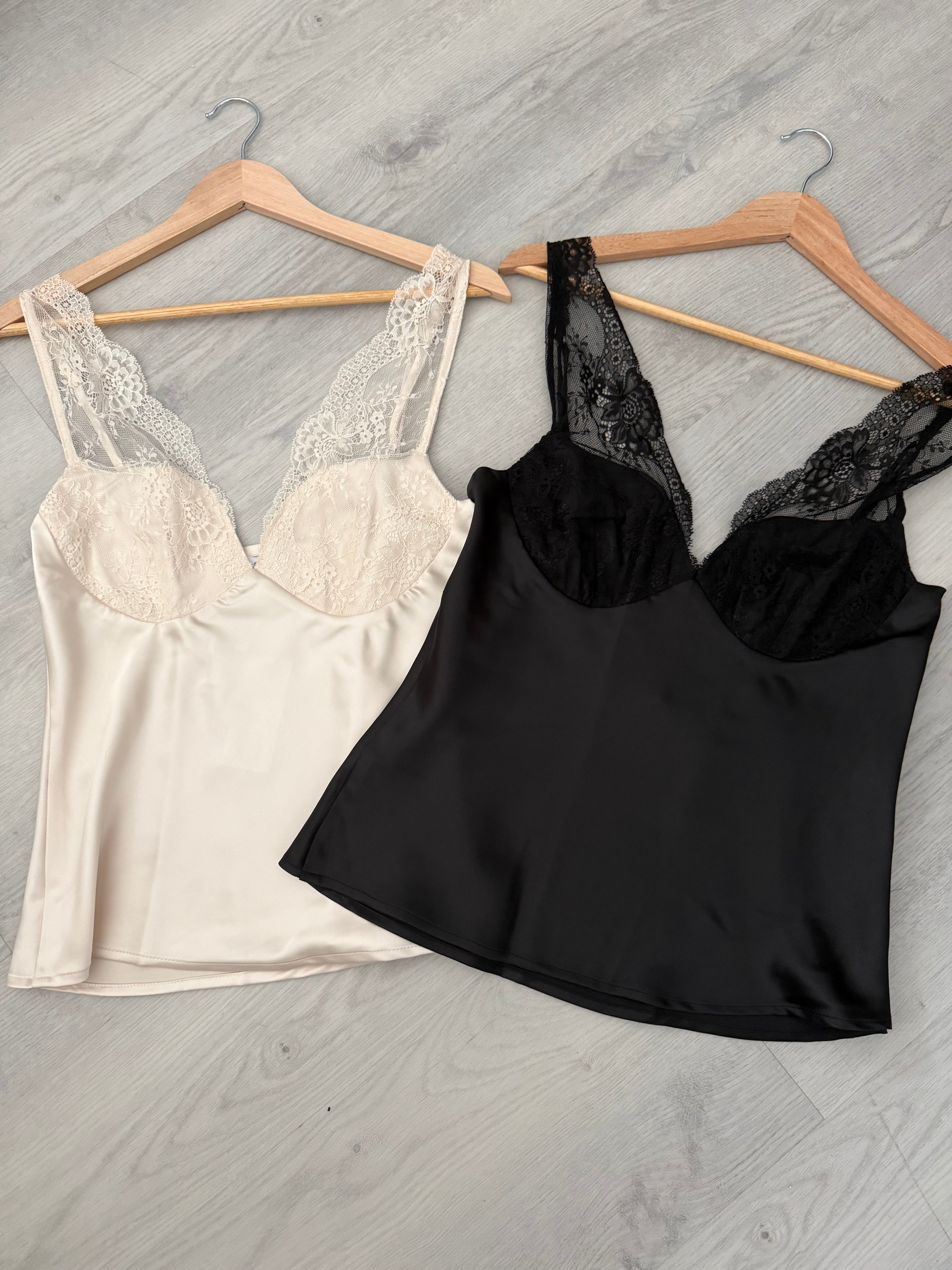 Lace Satin Cami