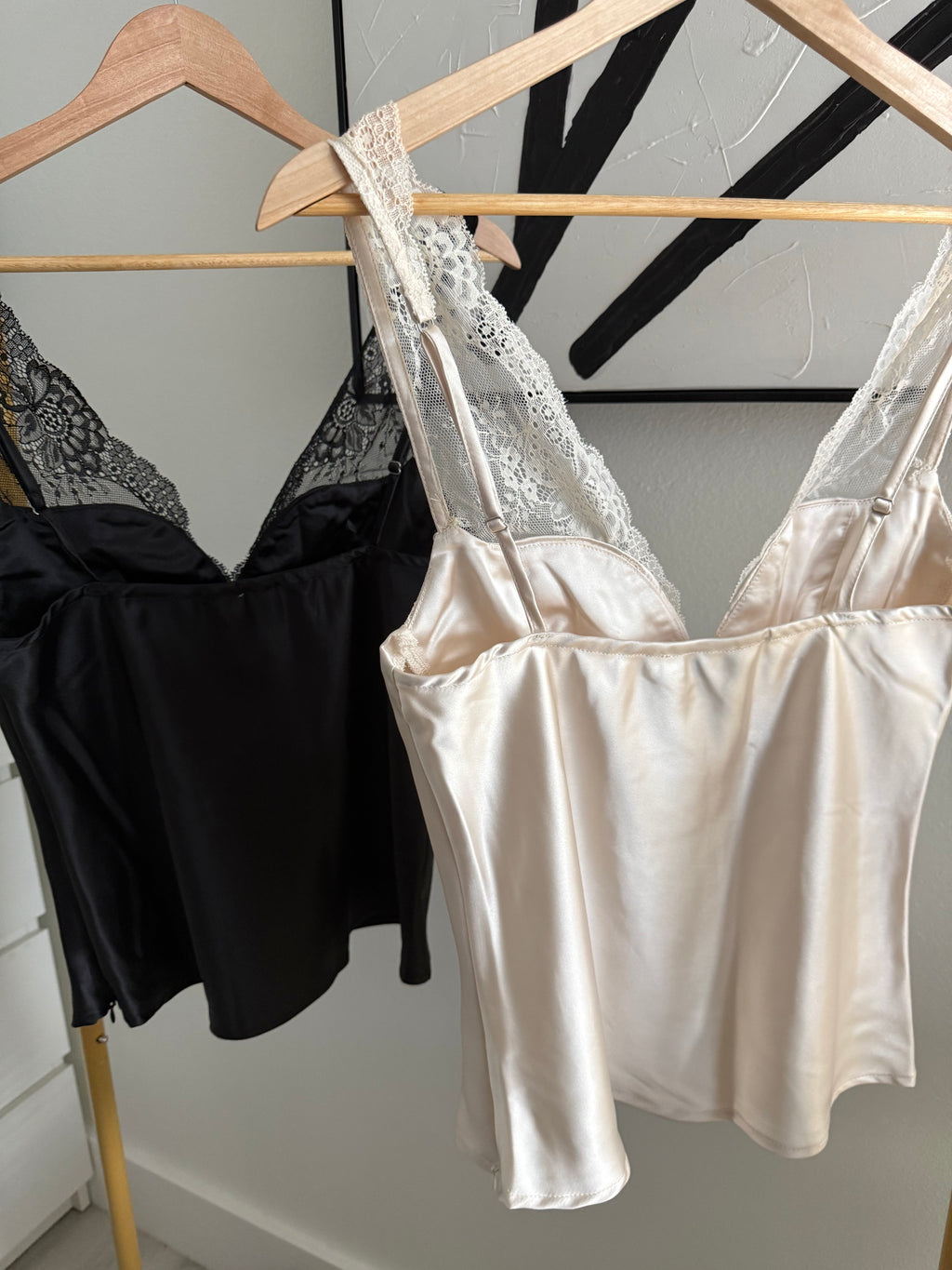 Lace Satin Cami