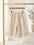 Lace Bermuda Shorts