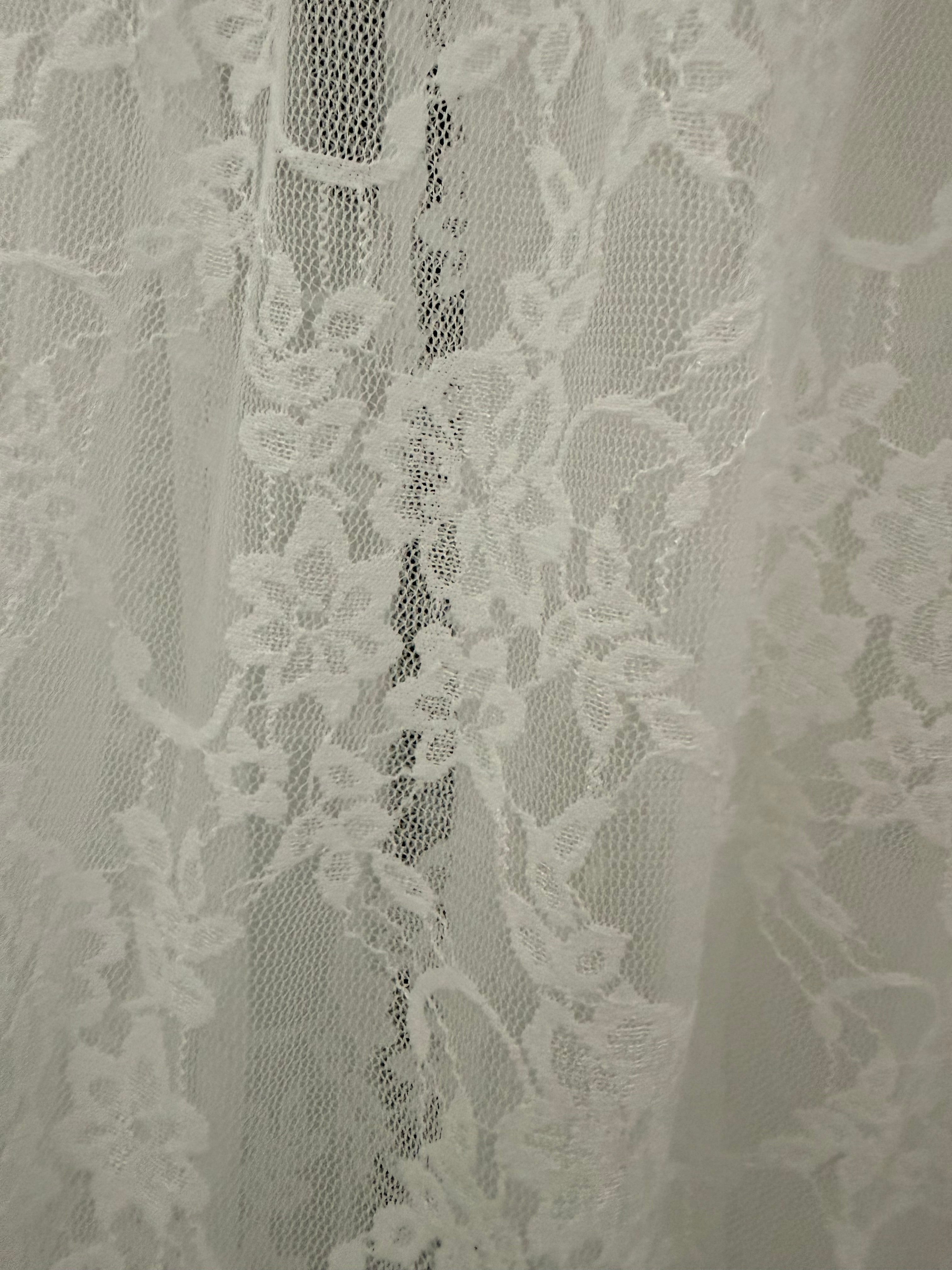 Boat Neck Sleeveless Top with Lace Pants