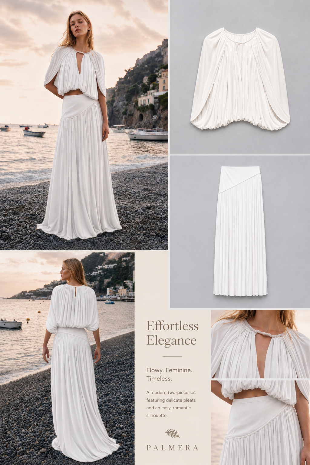 White Breeze Two-Piece Set